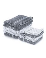 Everything Kitchens Modern Essentials Oversized Cotton Terry Kitchen Towels & Dish Cloths (Set of 10)