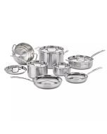 Cuisinart MultiClad Pro Triple Ply Stainless Steel Cookware Set | 12-Piece