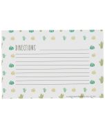 C.R. Gibson 4" x 6" Recipe Cards | Cactus