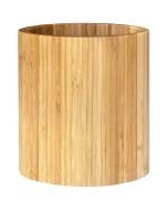 Totally Bamboo Oval Kitchen Utensil Holder | 6" x 4" x 7"