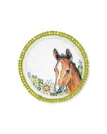 Everything Kitchens 9" Round Pot Holder | "Hold Your Baby Horses"