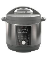 All-Clad Stainless Steel Electric Slow Cooker 7 Quart, Aluminum Insert,  Programmable LCD Screen Digital Timer, SD700350, Silver