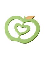 image shows Kate Spade Tutti Fruity Apple Trivet against a blank, white background