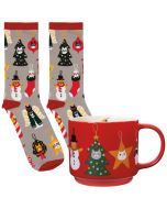 Danica Jubilee Mug and Socks Set of 2 Bauble Cats