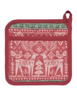 Now Designs by Danica Christmas Jacquard Potholder Folk Forest