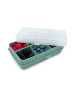 Melii 2-Pack 6 Compartment Mini Snackle Box | Sage & Cactus Fern