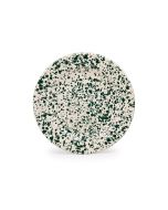 image shows Crow Canyon 10.25" Dinner Plate | Green against a blank, white background