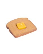 image shows Collin Garrity Ceramic Toast Candle Holder against a blank, white background
