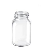 Bormioli Rocco Fido Swing Top Canning Jar against a white background