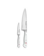 Wusthof Classic White 2-Piece Prep Set | Cook's & Paring Knives
