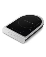 image shows SMEG Portable Induction Cooker | Matte Black against a blank, white background