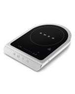 image shows SMEG Portable Induction Cooker| Matte White against a blank, white background