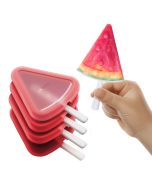 image shows Tovolo Watermelon Stackable Pop Molds | Set of 4 against a blank, white background