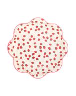 image shows My Mind's Eye 8-Piece 10" Paper Plates | Strawberries against a blank, white background