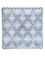  image shows My Mind's Eye 9" Square Paper Plates | Diamond Bunny Pattern against a blank, white background