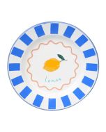 Talking Tables Enamel Plate (9.8 inches) | Lemon