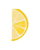 image shows My Mind's Eye 24-Piece Dinner Paper Napkins | Lemon Slice  against a blank, white background