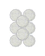 image shows My Mind's Eye 8-Piece 10" Paper Plates | Pembroke Floral  against a blank, white background