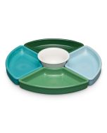 image shows Fiesta® 5-Piece 8.2" Entertaining Set | Aegean  against a blank, white background