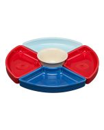 image shows Fiesta® 5-Piece 8.2" Entertaining Set | Americana  against a blank, white background