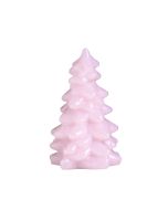 image shows Mosser Glass Holiday Collection 5.5" Tree Figurine | Crown Tuscan against a blank, white background