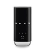 image shows SMEG Mini Milk Frother | Black  against a blank, white background