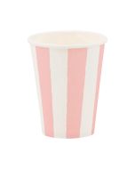 image shows My Mind's Eye 8-Piece 12oz Party Cups | Pink  against a blank, white background
