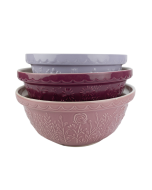 Mason Cash In The Meadow 3-Piece Mixing Bowl Set | Tulip, Daisy, & Rose