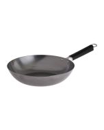 Matfer Bourgeat 12 5/8 Sleek Black Carbon Steel Fry Pan(6/CASE)