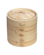 Joyce Chen 6" 2-Tier Bamboo Steamer Baskets