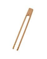 Joyce Chen 11" Burnished Bamboo Tongs with Serrated Teeth