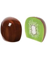 image shows Danica Jubilee Salt and Pepper Shaker (Set of 2) | Kiwi against a blank, white background  