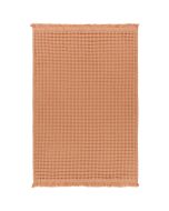 Danica Heirloom Textured Waffle Weave Hand Towel | Tawny