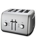 KitchenAid 4-Slice Toaster with Manual High-Lift Lever | Contour Silver