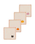 Danica Jubilee Cocktail Napkins (Set of 4 ) | Hallows' Eve