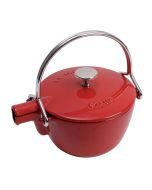 Staub 1Qt. Round Teapot Kettle | Cherry Red