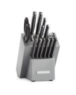 Cuisinart 7-Piece Nonstick Cutlery Knife Set with Acrylic Stand Black