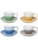 Danica Heirloom 3oz Espresso Cup & Saucer Set (Set of 4) | Mineral