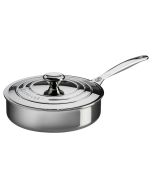 Le Creuset 3 Qt. Tri-Ply Stainless Steel Saute Pan With Lid