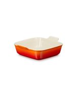 Le Creuset 3-Quart (9”) Heritage Square Dish – Flame Orange (PG0800-232)