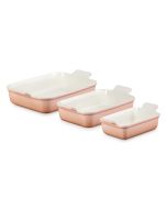 Le Creuset Heritage Rectangular Dish Set of 3 (Peche)