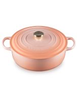 Le Creuset Signature 6.75 Quart Round Wide Dutch Oven | Peche