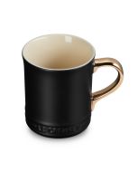 Le Creuset 14oz Gold Metallic Handle Mug