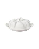 Le Creuset Pumpkin Covered Butter Dish | White