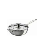 Le Creuset Saucier Chefs Pan - 3.5 Quart Tri-Ply Stainless Steel