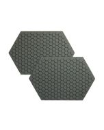 Letterfolk 19" x 12" Placemats (Set of 2 ) | Classic Grey