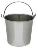 Lindy's Milk Pails and Stainless-Steel Buckets: Available in Multiple Sizes