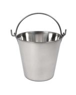 Lindy's Stainless Steel Pail | 8 Qt. on a blank white background 
