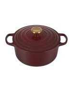 Le Creuset 4.5 Qt. Round Signature Dutch Oven with Stainless Steel Knob (Rhone) 