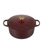 Le Creuset 7.25 Qt. Round Signature Dutch Oven with Stainless Steel Knob (Rhone)